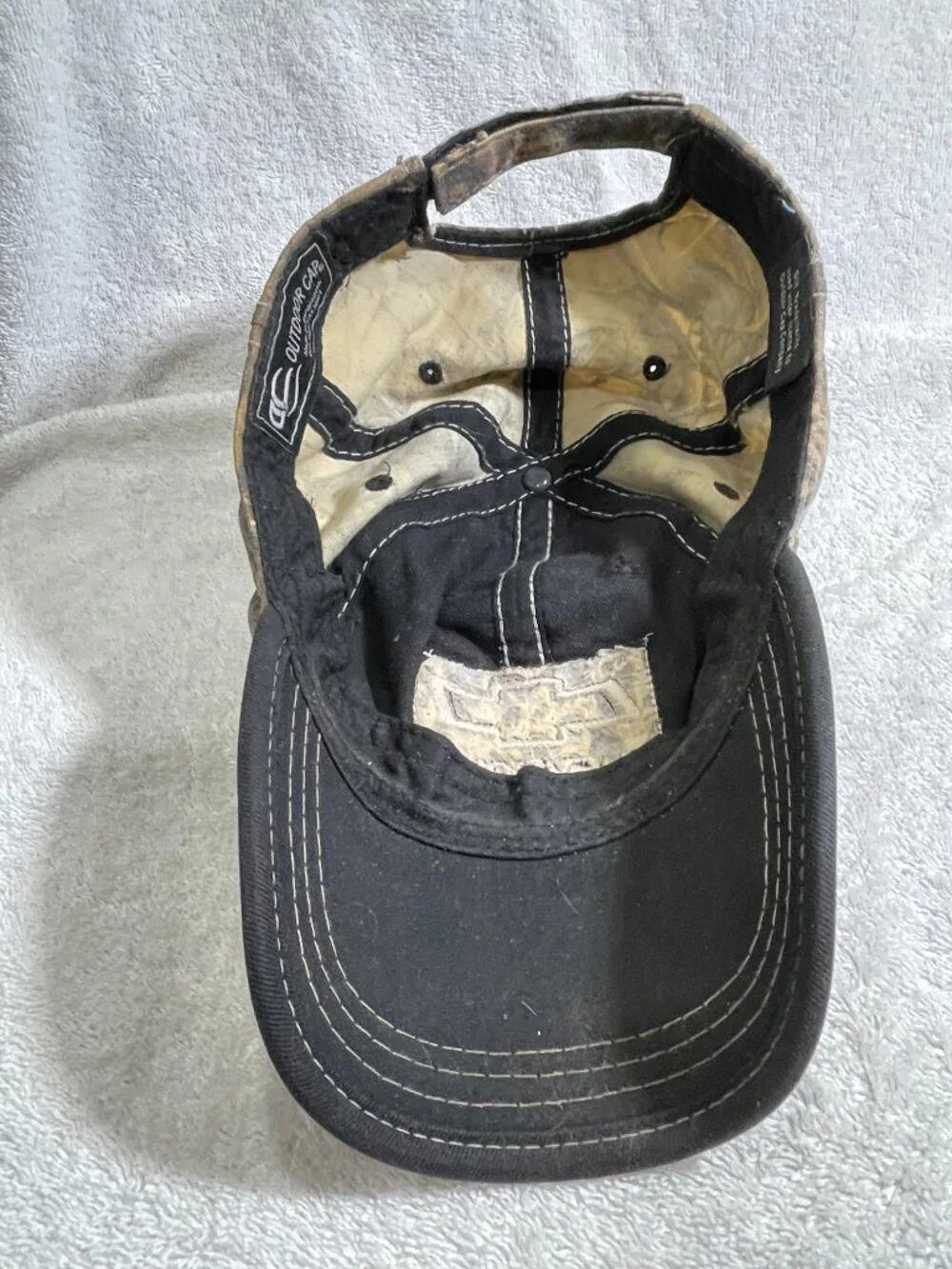 Outdoor Cap Chevrolet Patch Hat Cap Camo Embroidered Logo Adjustable